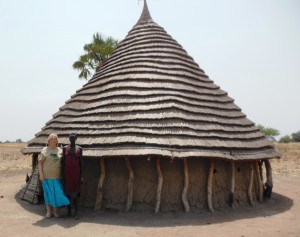 A typical home in the Tonj area.