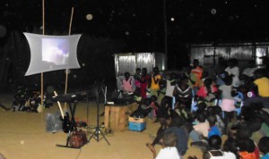 The Jesus film moved the audience to cheers and tears!