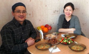 Kaz - Kar 2014 Yermenk with Wife