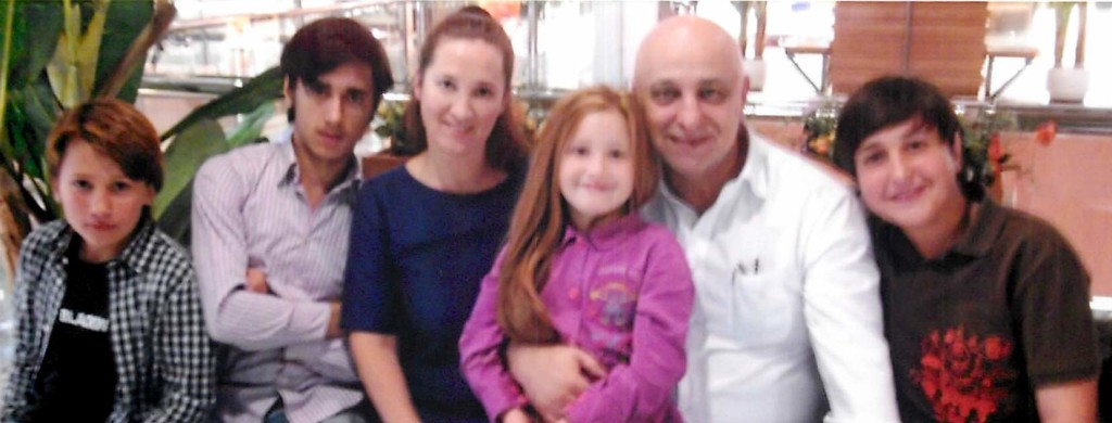 Kazakhstan - Sargon with family