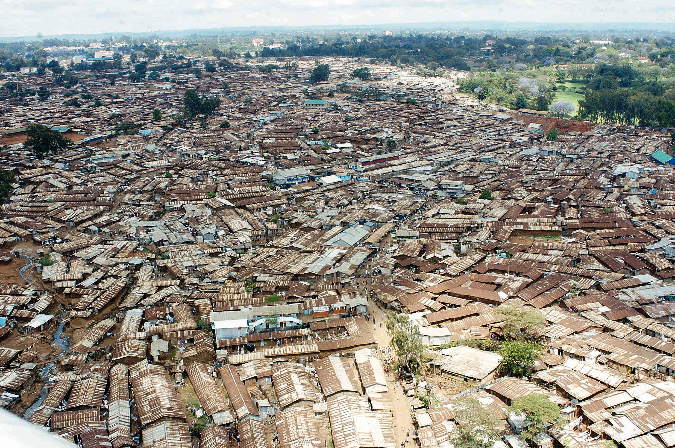 Cowley - Kiberia Slum from the Air